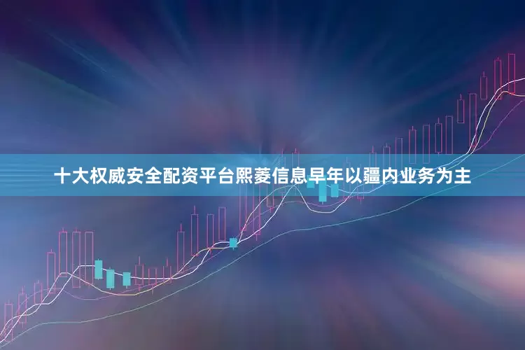 十大权威安全配资平台熙菱信息早年以疆内业务为主